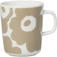 Marimekko Unikko mok 25 cl Wit-beige