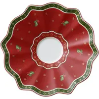 Villeroy & Boch Toy's Delight schotel voor kop Ø19 cm Wit-rood