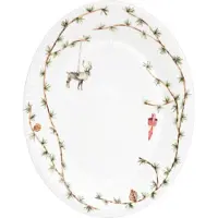 Kähler Hammershi Christmas Oval Table-34x27 Cm Bord