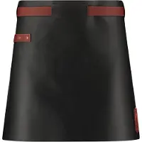 Witloft Classic sloof - Waist Down schort van 100% rundleer - Handgemaakt - Unisex - Dark Brown