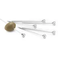 Georg Jensen Sky cocktailprikkers 6-pack Roestvrij staal