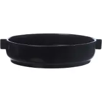 ERNST schotel met oren Ø25 cm Zwart