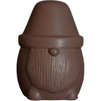 DBKD Mister Santa kerstdecoratie Ø9,5 cm Maroon