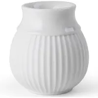 Lyngby Porcelæn Curve kandelaar 7 cm Wit