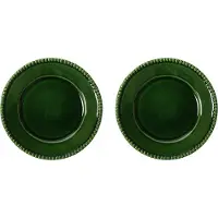 PotteryJo Daria dinerbord Ø28 cm 2-pack Moss