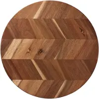 Aida Heering Bone Cutting Board Ø28 Cm - Snijplanken Acaciahout Wood - 89548