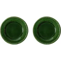 PotteryJo Daria bordje Ø18 cm 2-pack Moss