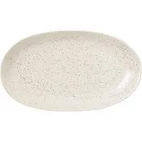 Broste Copenhagen Nordic Vanilla ovale borden large - set van 8 stuks