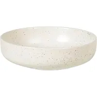 Broste Copenhagen Nordic Vanilla kom laag Ø17 cm Cream with grains