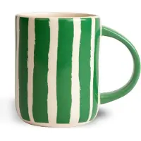 By On Liz mok stripe 28 cl Groen-wit