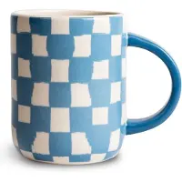 By On Liz mok check 28 cl Blauw-wit