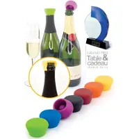 Pulltex siliconen champagne stop champagne stopper afsluiter 2 stuks assorti