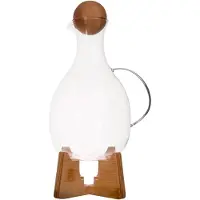 Sagaform Nature glühweinkan met verwarmer 1,8 l Transparant-bruin