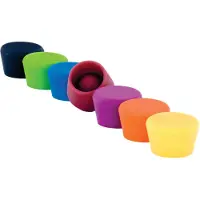 Pulltex siliconen wijnstop wijn stopper afsluiter 2 stuks assorti