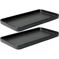 Aida Raw schotel 18x34 cm 2-pack Titanium Black