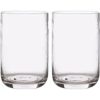 ERNST drinkglas geribbeld 2-pack 50 cl