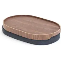 Bosign schootdienblad curveline medium 26x39 cm Walnoot