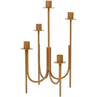 Broste Copenhagen Farri kandelaar ijzer golden brown - 71178211