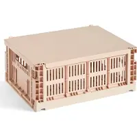 HAY Colour Crate Metalen Deksel Medium | Powder