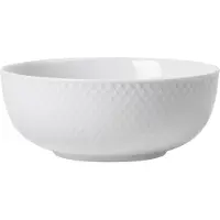 Lyngby Porcelæn Rhombe White 15.5 Cm Kom