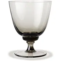 Holmegaard Flow glas op voet 35 cl Smoke