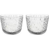Marimekko Syksy drinkglas 2 dl 2-pack Clear