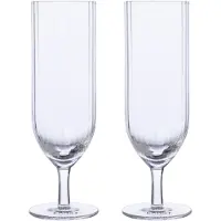 ERNST champagneglas geribbeld 2-pack Klaar