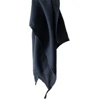 Tell Me More keukenhanddoek linnen 50x70 cm Nachtblauw