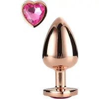 Dream Toys - Silver plug - Aluminium buttplug met siersteen