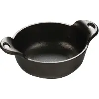 Lodge Logic ronde schaal ø 12,7 cm gietijzer zwart
