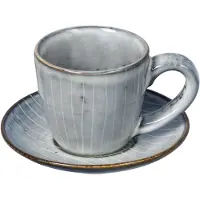 Broste Copenhagen espressokop Nordic Sea, keramiek, grijsblauw