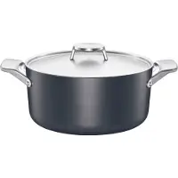 Fiskars Taiten braadpan met deksel 3,5 l Zwart