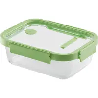 Lékué Vershouddoos Glas 1520 ml - Rechthoek - Green