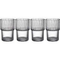 Bitz Latte Macchiato Glas Kusintha Clear 38 cl (4-delig)