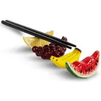 By On Fruity Houder Voor Eetstokjes Pak Van 4 - Servetten & accessoires Dolomiet Keramiek Multi - 5228660214