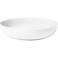 Lyngby Porcelæn Rhombe schaal Ø28 cm Wit