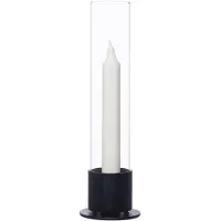 ERNST Lantaarn 16,5 Cm Zwart - Kaarshouders Glas Black - 151210