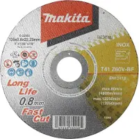 Makita E-22953-12 Doorslijpschijfset 125 mm 12 stuk(s) Staal, RVS