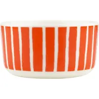 Marimekko Oiva Piccolo schaal 50 cl White-orange