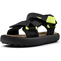 Camper Open schoenen 'Pelotas Flota' neongeel / zwart