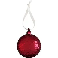 Cooee Design Gry Marble kerstbal Ø5 cm Deep red