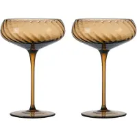 By On Opacity champagnecoupe 30 cl 2-pack Bruin