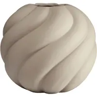 Cooee Design Twist ball vaas 12 cm Sand