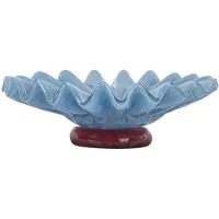 By On Lori schaal M Ø18 cm Lichtblauw-bordeauxrood