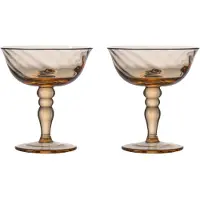 By On Opacity Italiaanse champagnecoupe 15 cl 2-pack Perzik