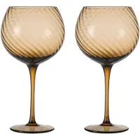 By On Opacity wijnglas 47 cl 2-pack Bruin