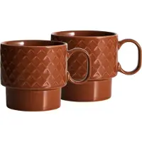 Sagaform Coffee & More theemok 2-pack Terracotta