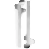 Born In Sweden Leaf saladebestek Brushed Steel