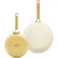Greenpan Padova Reserve 20 + 26 cm koekenpannenset Sunshine Yellow