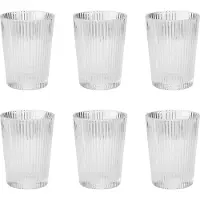 Stelton Waterglas Pilastro Clear 150 ml (Set van 6)